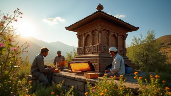 Le sidr du Peshawar, ce miel de jujubier que les apiculteurs récoltent une fois par an
